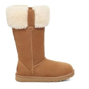 UGG Brown Suede Suhenny Tall Boots sz 9 NEW